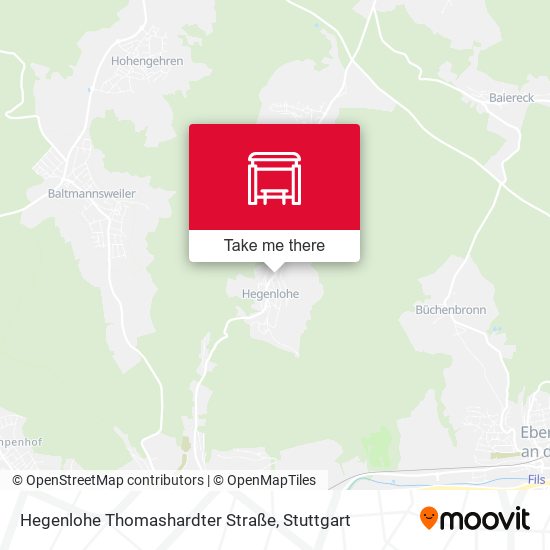 Hegenlohe Thomashardter Straße map