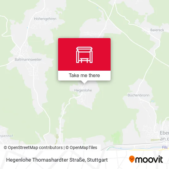 Карта Hegenlohe Thomashardter Straße