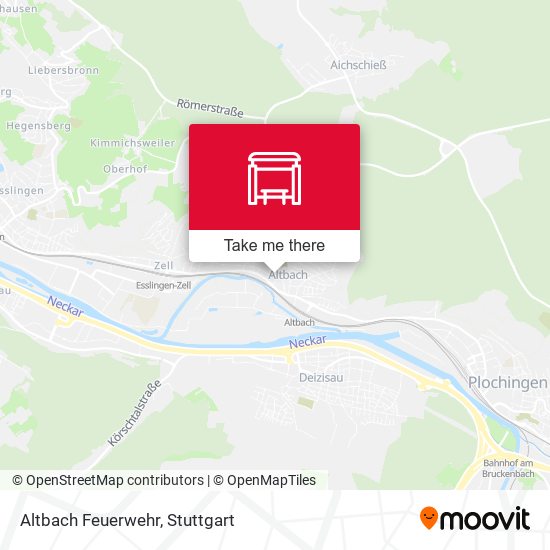 Карта Altbach Feuerwehr