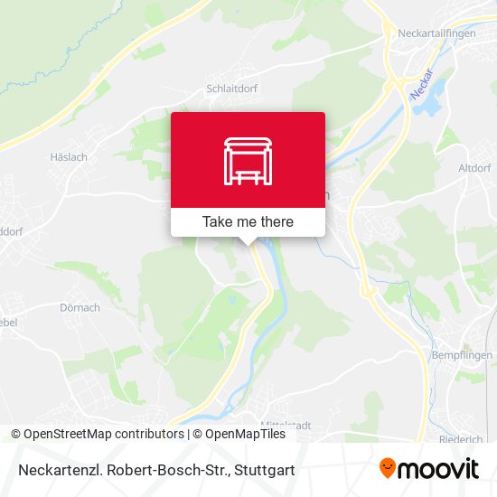 Neckartenzl. Robert-Bosch-Str. map