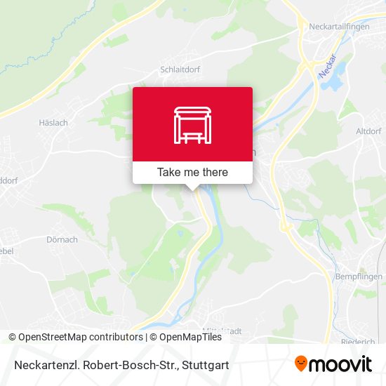 Карта Neckartenzl. Robert-Bosch-Str.