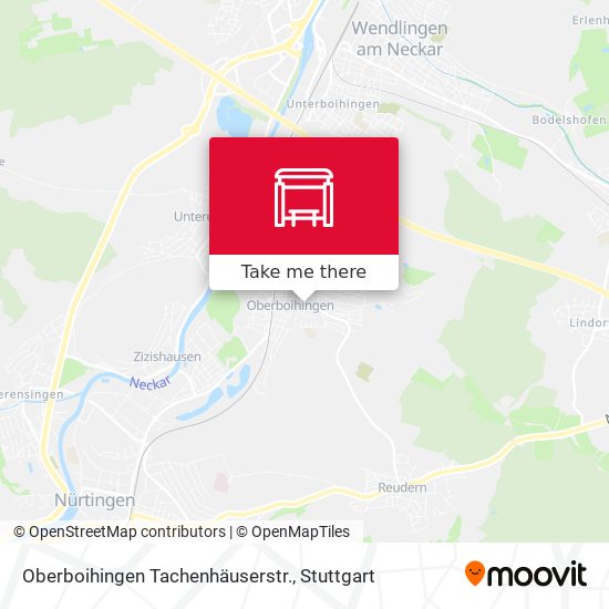 Карта Oberboihingen Tachenhäuserstr.