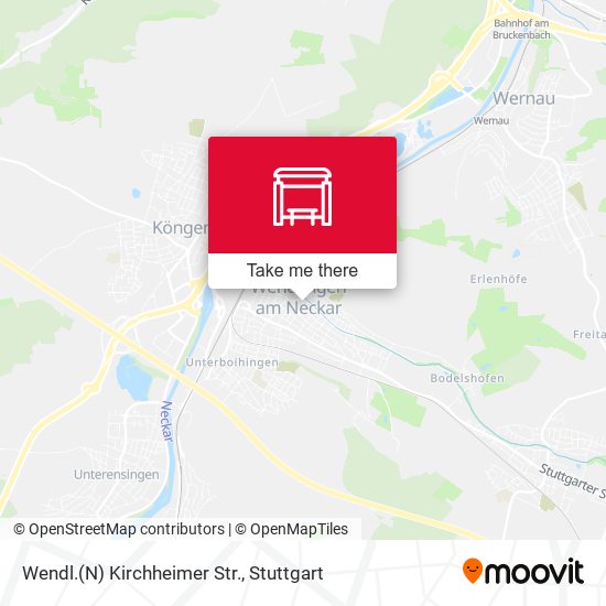 Карта Wendl.(N) Kirchheimer Str.