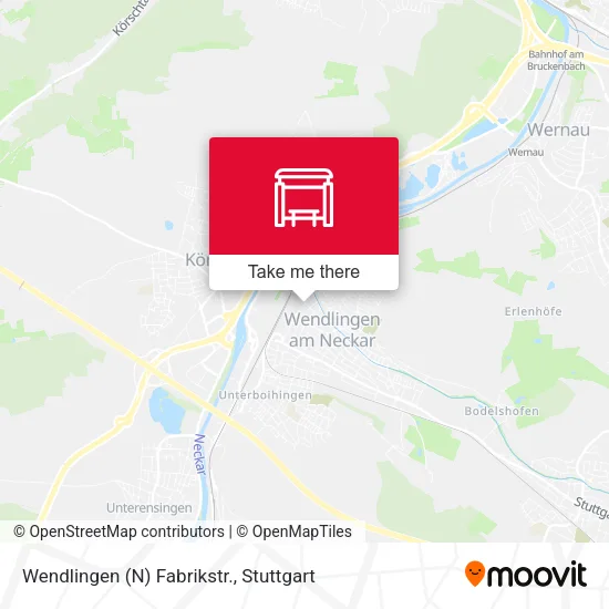 Карта Wendlingen (N) Fabrikstr.