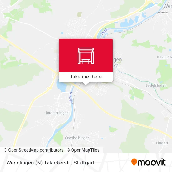 Карта Wendlingen (N) Taläckerstr.
