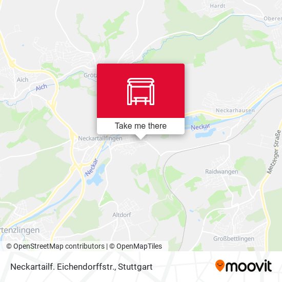 Карта Neckartailf. Eichendorffstr.