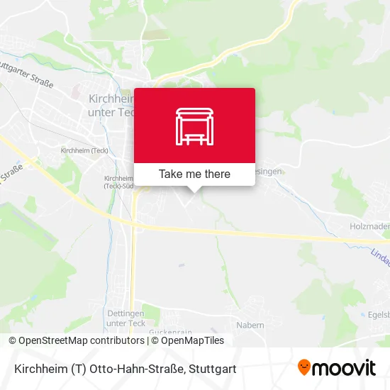 Карта Kirchheim (T) Otto-Hahn-Straße