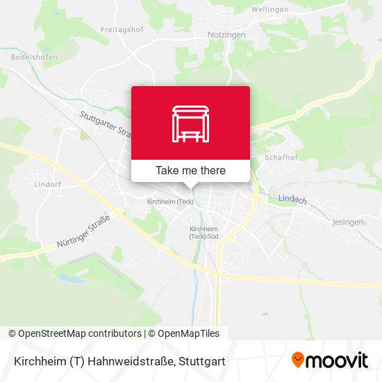 Kirchheim (T) Hahnweidstraße map