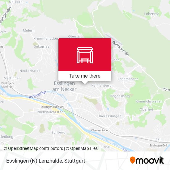 Esslingen (N) Lenzhalde map