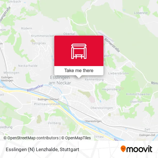 Карта Esslingen (N) Lenzhalde