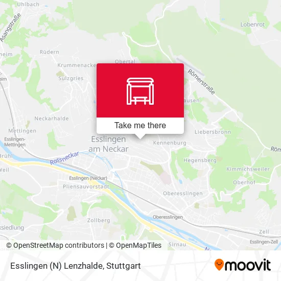 Карта Esslingen (N) Lenzhalde
