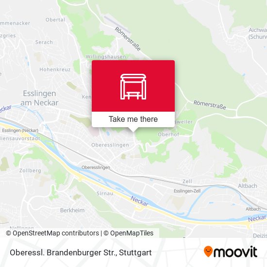 Карта Oberessl. Brandenburger Str.