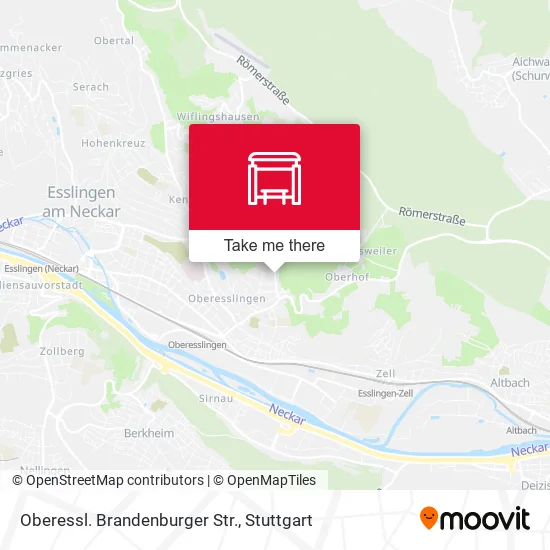 Карта Oberessl. Brandenburger Str.