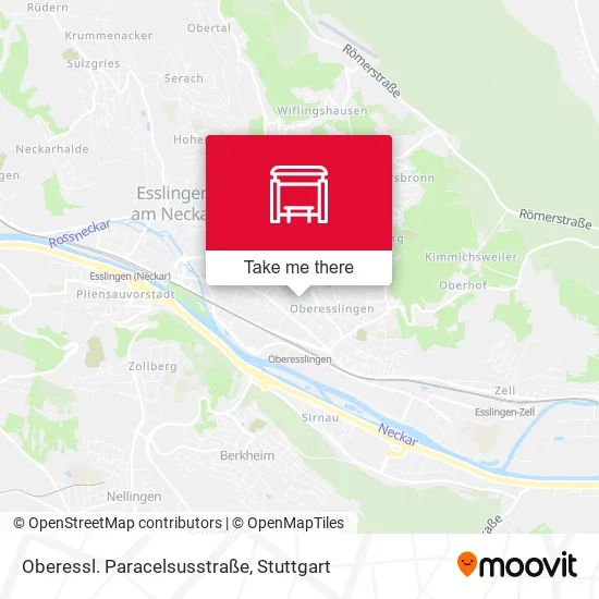 Карта Oberessl. Paracelsusstraße