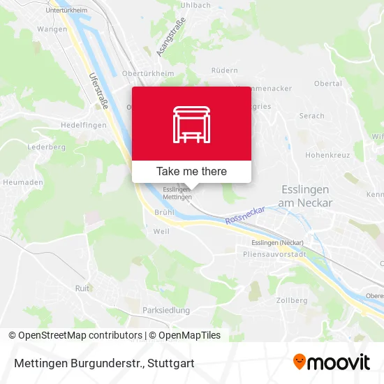 Карта Mettingen Burgunderstr.
