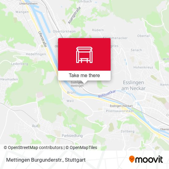 Mettingen Burgunderstr. map