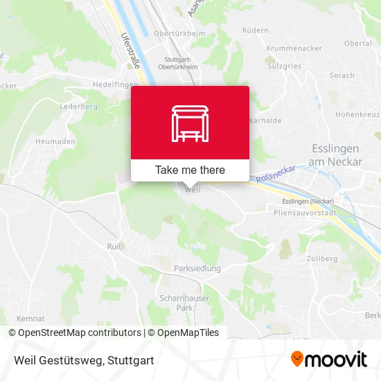 Карта Weil Gestütsweg