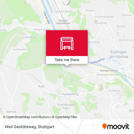 Карта Weil Gestütsweg
