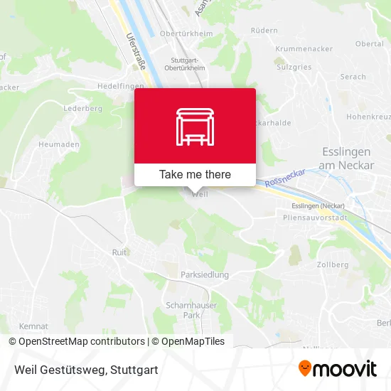 Карта Weil Gestütsweg