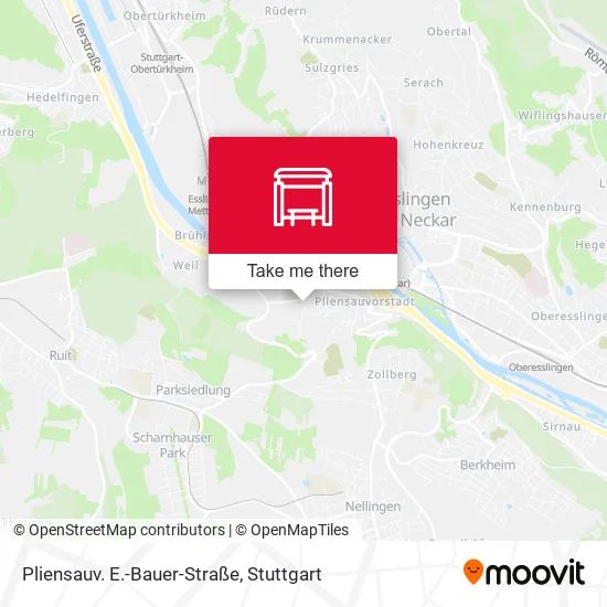 Карта Pliensauv. E.-Bauer-Straße