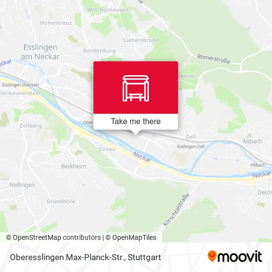 Карта Oberesslingen Max-Planck-Str.