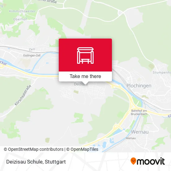 Карта Deizisau Schule