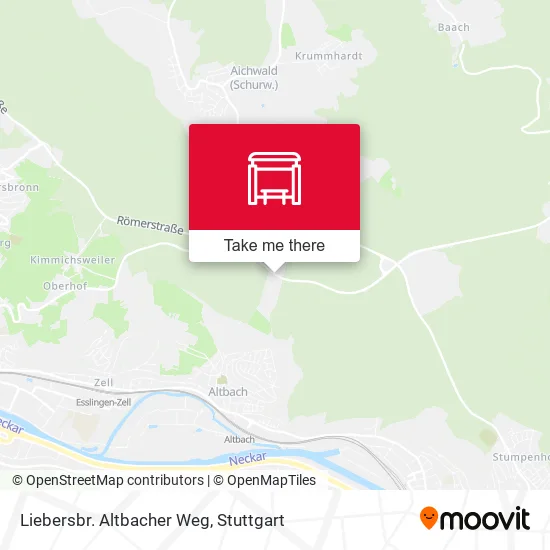 Карта Liebersbr. Altbacher Weg