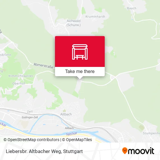Liebersbr. Altbacher Weg map