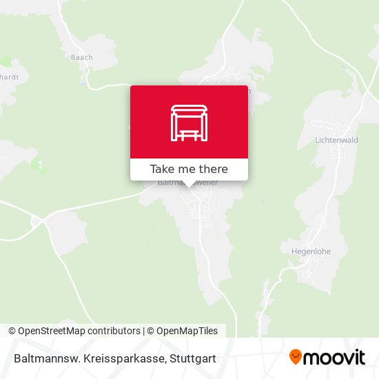 Baltmannsw. Kreissparkasse map