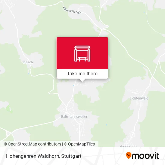 Карта Hohengehren Waldhorn
