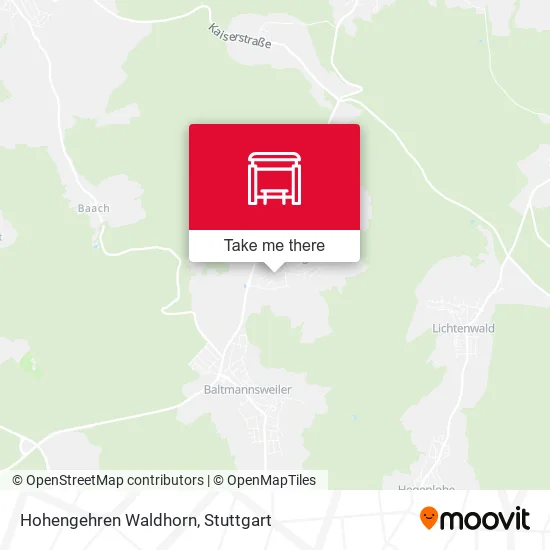 Карта Hohengehren Waldhorn