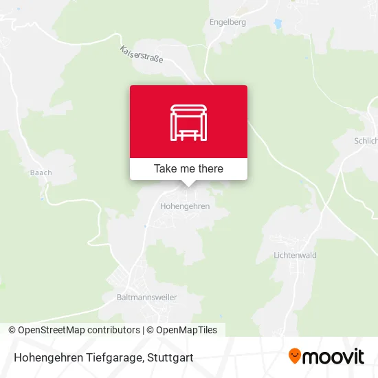 Карта Hohengehren Tiefgarage