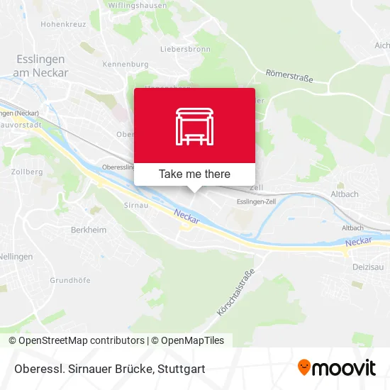 Карта Oberessl. Sirnauer Brücke