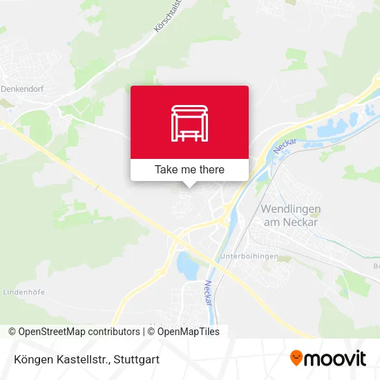 Карта Köngen Kastellstr.