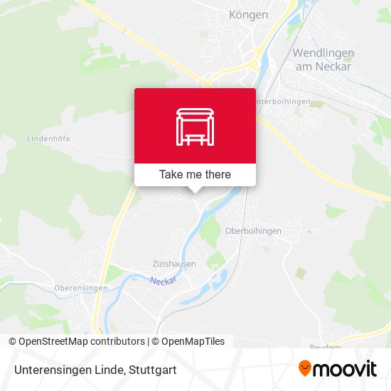 Карта Unterensingen Linde