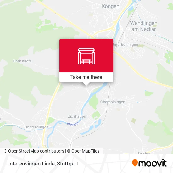 Карта Unterensingen Linde