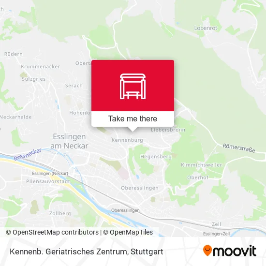 Карта Kennenb. Geriatrisches Zentrum
