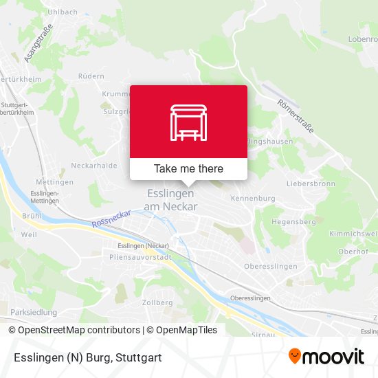Карта Esslingen (N) Burg