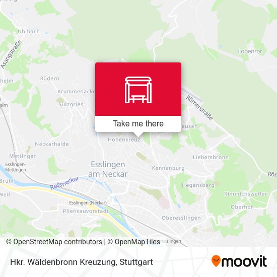 Hkr. Wäldenbronn Kreuzung map