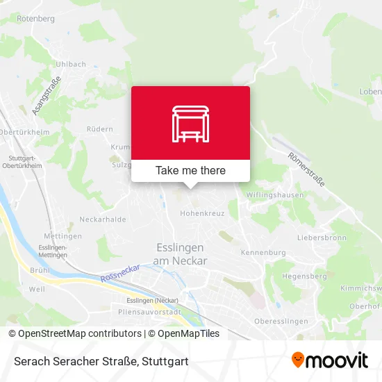 Карта Serach Seracher Straße