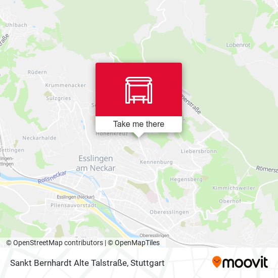 Sankt Bernhardt Alte Talstraße map