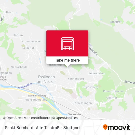 Карта Sankt Bernhardt Alte Talstraße