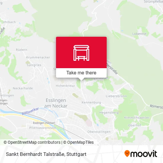Карта Sankt Bernhardt Talstraße