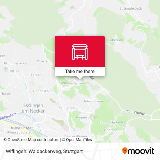 Карта Wiflingsh. Waldackerweg