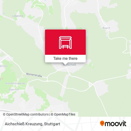 Aichschieß Kreuzung map
