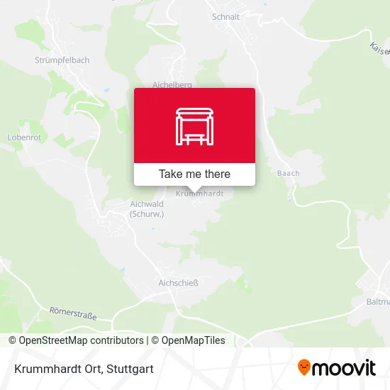 Карта Krummhardt Ort