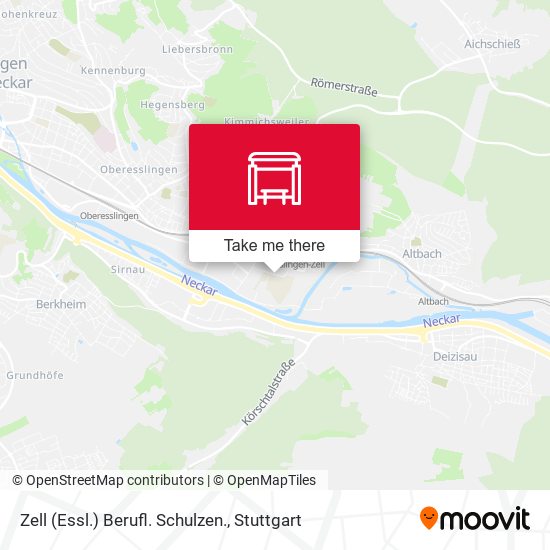 Zell (Essl.) Berufl. Schulzen. map