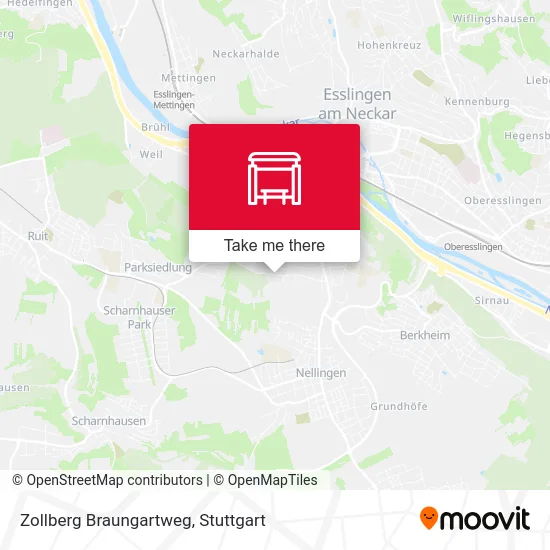 Карта Zollberg Braungartweg