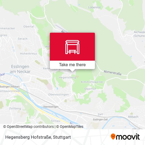 Hegensberg Hofstraße map