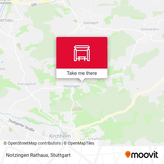 Карта Notzingen Rathaus